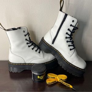 Doc Martins Jadon Boot, White, Size 7 men’s